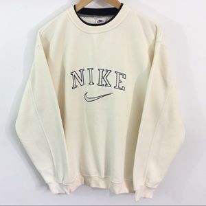 Vintage Cream Nike Sweater